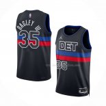 Maillot Detroit Pistons Marvin Bagley III NO 35 Statement 2022-23 Noir