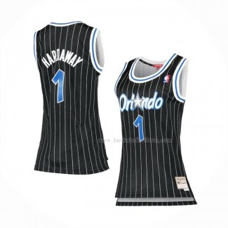 Maillot Femme Orlando Magic Penny Hardaway NO 1 Icon 2017-18 Noir