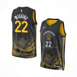 Maillot Golden State Warriors Andrew Wiggins NO 22 Ville 2022-23 Noir