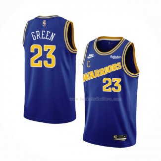 Maillot Golden State Warriors Draymond Green NO 23 Classic 2022-23 Bleu