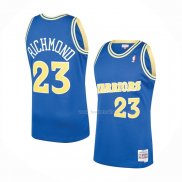 Maillot Golden State Warriors Mitch Richmond NO 23 Mitchell & Ness 1990-91 Bleu