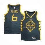 Maillot Golden State Warriors Nick Young NO 6 Ville 2018-19 Bleu