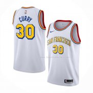 Maillot Golden State Warriors Stephen Curry NO 30 Classic Edition Blanc