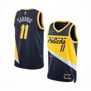 Maillot Indiana Pacers Domantas Sabonis NO 11 Ville 2021-22 Bleu