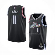 Maillot Los Angeles Clippers John Wall NO 11 Ville 2022-23 Noir