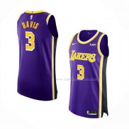 Maillot Los Angeles Lakers Anthony Davis NO 3 Statement Authentique Volet