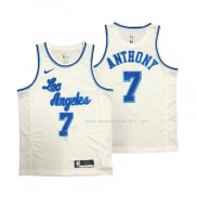 Maillot Los Angeles Lakers Carmelo Anthony NO 7 Classic 2019-20 Blanc