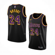 Maillot Los Angeles Lakers Kobe Bryant NO 24 Earned 2020-21 Noir