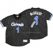 Maillot Manga Corta Orlando Magic Tracy McGrady NO 1 Noir