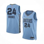 Maillot Memphis Grizzlies Dillon Brooks NO 24 Statement 2022-23 Bleu