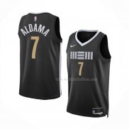 Maillot Memphis Grizzlies Ssanti Aldama NO 7 Ville 2023-24 Noir