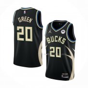 Maillot Milwaukee Bucks A.C. Green NO 20 Statement 2022-23 Noir