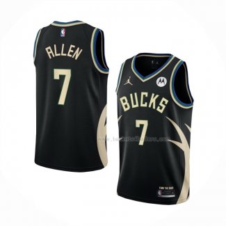 Maillot Milwaukee Bucks Grayson Allen NO 7 Statement 2022-23 Noir