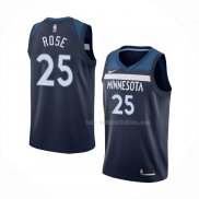 Maillot Minnesota Timberwolves Derrick Rose NO 25 Icon Bleu