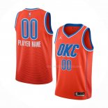 Maillot Oklahoma City Thunder Personnalise Statement Orange