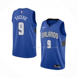 Maillot Orlando Magic Nikola Vucevic NO 9 Statement Edition Bleu