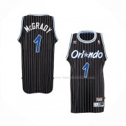 Maillot Orlando Magic Tracy McGrady NO 1 Retro Noir2