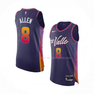 Maillot Phoenix Suns Grayson Allen NO 8 Ville Authentique 2023-24 Volet