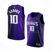 Maillot Sacramento Kings Domantas Sabonis NO 10 Statement 2023-24 Volet