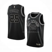 Maillot San Antonio Spurs Jakob Poeltl NO 25 Classic 2022-23 Noir