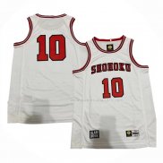 Maillot Shohoku Sakuragi NO 10 Blanc