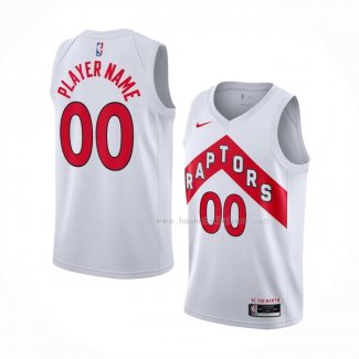 Maillot Toronto Raptors Personnalise Association 2020-21 Blanc