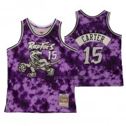 Maillot Toronto Raptors Vince Carter NO 15 Galaxy Volet