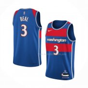 Maillot Washington Wizards Bradley Beal NO 3 Ville 2021-22 Bleu