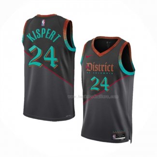 Maillot Washington Wizards Corey Kispert NO 24 Ville 2023-24 Noir