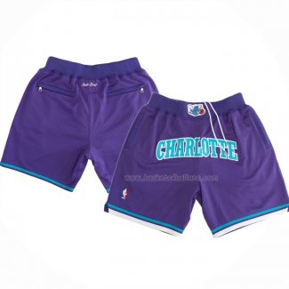 Short Charlotte Hornets Just Don 2019 Volet