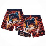 Short Golden State Warriors Mitchell & Ness Orange Bleu