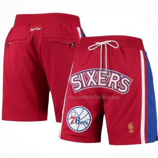 Short Philadelphia 76ers Mitchell & Ness 1996-97 Rouge