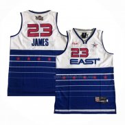 Maillot All Star 2006 LeBron James NO 23 Bleu Blanc