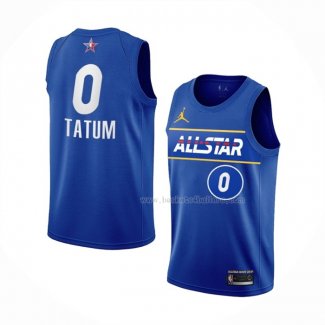 Maillot All Star 2021 Boston Celtics Jayson Tatum NO 0 Bleu