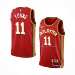 Maillot Atlanta Hawks Trae Young NO 11 Icon 2022-23 Rouge