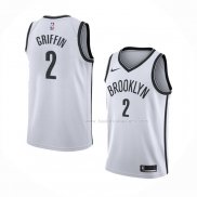 Maillot Brooklyn Nets Blake Griffin NO 2 Association 2020 Blanc