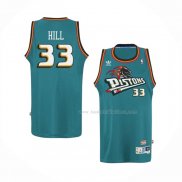 Maillot Detroit Pistons Grant Hill NO 33 Retro Vert