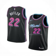 Maillot Enfant Miami Heat Jimmy Butler NO 22 Ville Noir