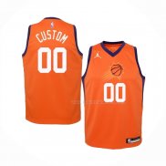 Maillot Enfant Phoenix Suns Personnalise Statement 2020-21 Orange