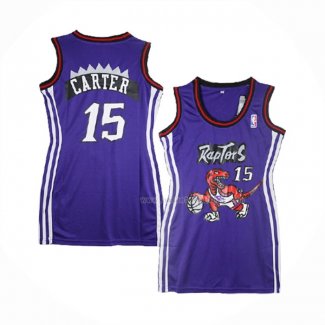 Maillot Femme Toronto Raptors Vince Carter NO 15 Volet