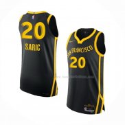 Maillot Golden State Warriors Dario Saric NO 20 Ville Authentique 2023-24 Noir