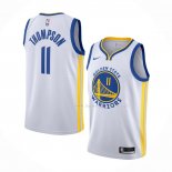 Maillot Golden State Warriors Klay Thompson NO 11 Association 2020-21 Blanc