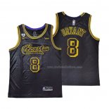 Maillot Los Angeles Lakers Kobe Bryant NO 8 Crenshaw Black Mamba Noir