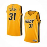 Maillot Miami Heat Max Strus NO 31 Earned 2020-21 Or