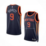 Maillot New York Knicks RJ Barrett NO 9 Statement 2022-23 Noir