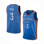 Maillot Oklahoma City Thunder Chris Paul NO 3 Icon Bleu