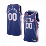 Maillot Philadelphia 76ers Personnalise Icon Bleu