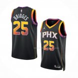 Maillot Phoenix Suns Mikal Bridges NO 25 Statement 2022-23 Noir