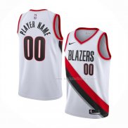 Maillot Portland Trail Blazers Personnalise Association 2020-21 Blanc