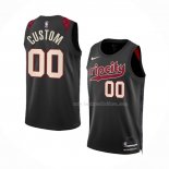 Maillot Portland Trail Blazers Personnalise Ville 2023-24 Noir